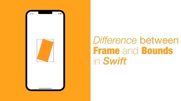 Frame VS Bound in Swift iOS