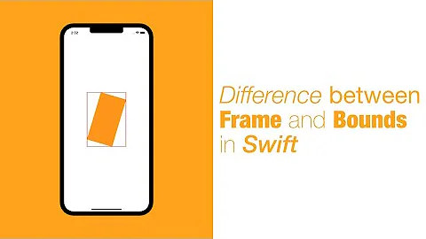 Frame VS Bound in Swift iOS