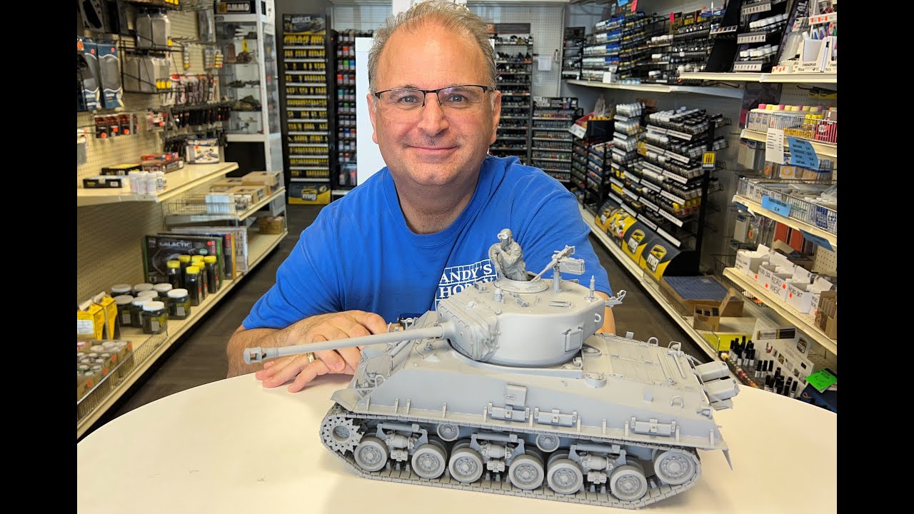 It's Finally Here! The Andy's Hobby Headquarters 1/16 M4A3E8 Sherman kit YouTube
