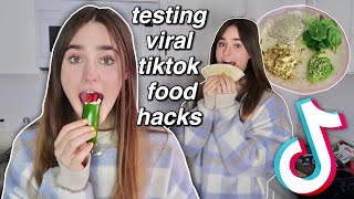 TESTING VIRAL TIKTOK FOOD HACKS (pt. 4)