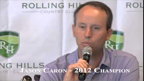 2014 Connecticut Open Press Conference - Jason Caron