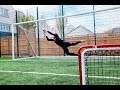 Goalkeeper training session at crystal palace fc with crazy catch