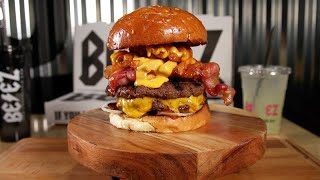 Be-Ez in Lawrence Serves Insane Burgers, Tacos, and Pizza