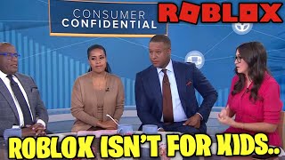 News Reporters Say Roblox Is Not Kid Friendly Again..