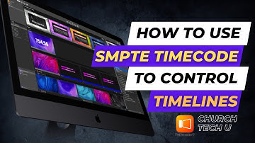 ProPresenter 7.10 Tutorial: How to use SMPTE timecode to control timelines