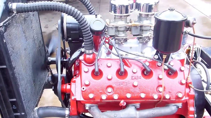 Ford Flathead 239 8BA Rebuilt Engine Running