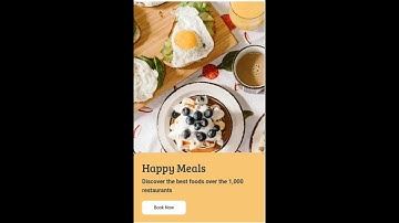 Creating new website using HTML & CSS languages.Website on foods,meals..#coding #nxt wave #css #html
