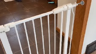 BalanceFrom Easy Walk Thru Safety Gate Review, You do not have to screw in this gate! by Shopper 16 views 1 month ago 1 minute, 4 seconds