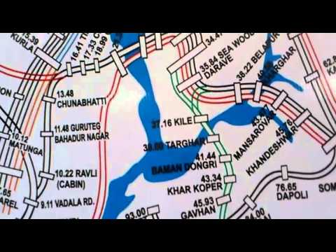 Mumbai Railway Map With Distance Youtube