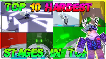 Top 10 HARDEST TOWER OF HELL STAGES! | Roblox - ToH