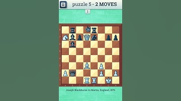 CHESS PUZZLE - 5 | Checkmate in two moves | Chess, Chess Strategy, Chess Game, Chess Puzzles