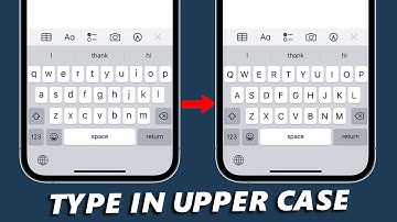 How To Type In All Caps On iPhone | Type In Upper Case On iPhone