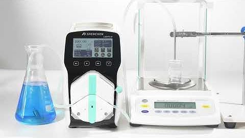 Shenchen LabF6-III/Easypump peristaltic pump calibration