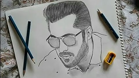 How to draw Salman Khan Step by Step // full sketch outline tutorial for beginners ||