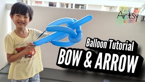 Bow & Arrow - Balloon Sculpting Tutorial