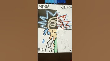 Drawing Rick Sanchez part 3 COMPLETE! Stay tuned for third part!    #albart