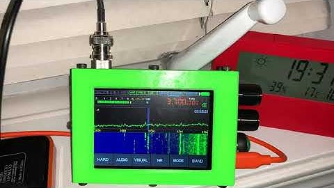 The new Malahit-DSP: A portable all-in-one wideband SDR receiver Clone - 3D Printed Case