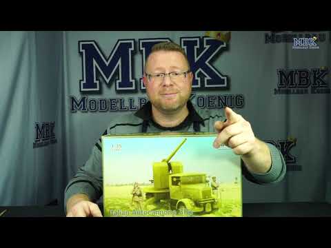 Video: IBG Models 35063 Autocannone 3Ro s protiletadlovým kanónem 90/53 (1/35)