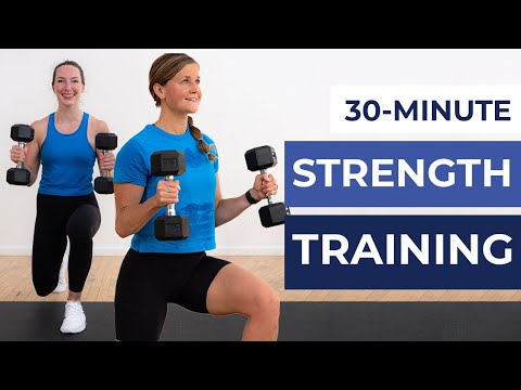 30-Minute Full Body Dumbbell Strength Workout For Women 