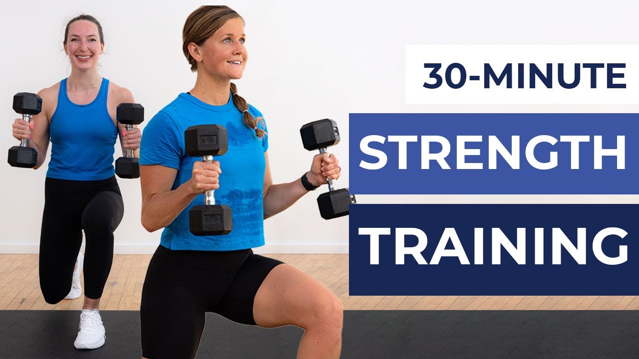 30-Minute Full Body Dumbbell Strength Workout For Women 