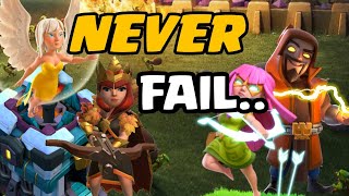 BEST TH13 Attack Strategy | Queen Charge With Super Archer+Super Wizard | Clash Of Clans