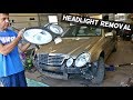 HOW TO REMOVE AND REPLACE HEADLIGHT ON MERCEDES W211