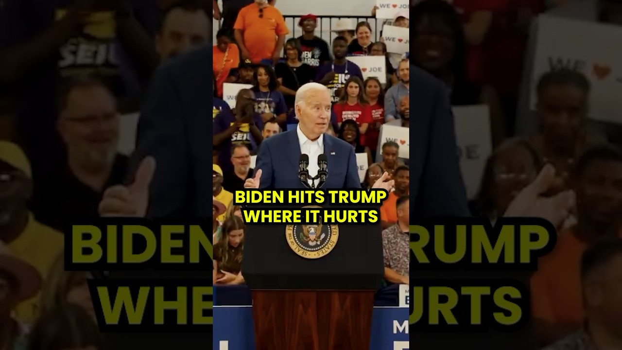 Biden HITS TRUMP right where it HURTS