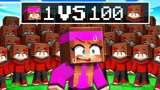 100 Talcado VS Anna sur Minecraft !