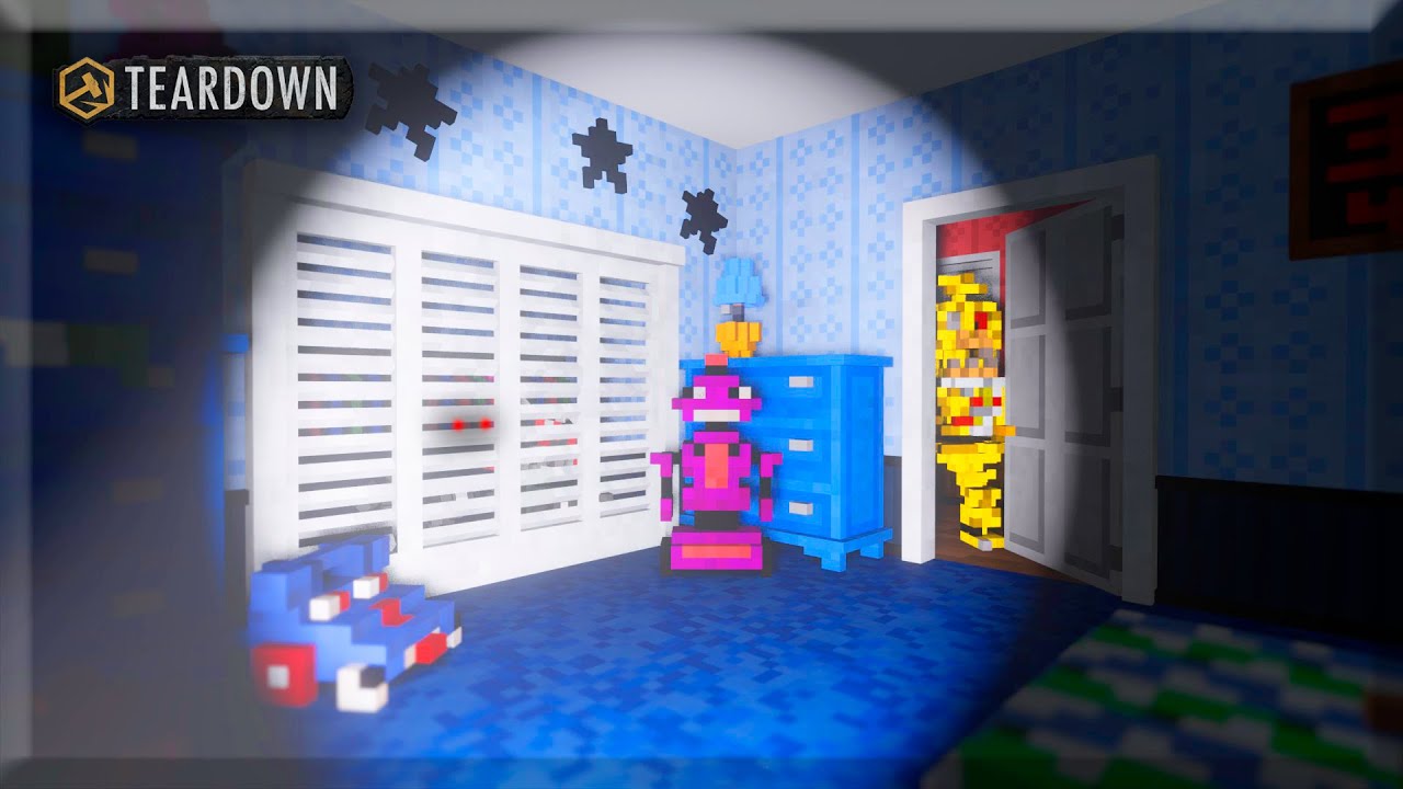 I Found a Haunted Five Nights at Freddy's Restaurant?! (Teardown Mods Fnaf  Map) 