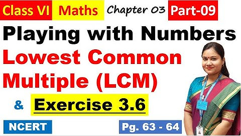 Playing with Numbers /Part 9/ Lowest Common Factor / HCF LCF Class 6 Math / Mint Talk India