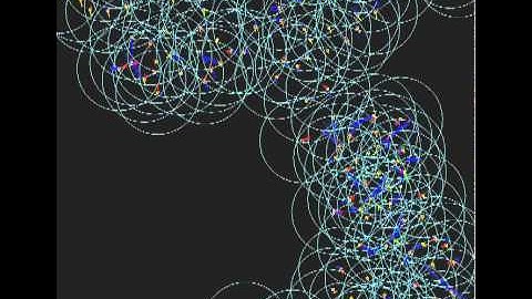 Debugging visualization of flocking code : detail
