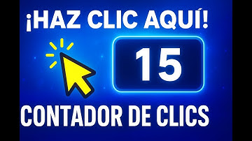 🖱️ Crea tu propio contador de clics con HTML, CSS y JavaScript 🚀