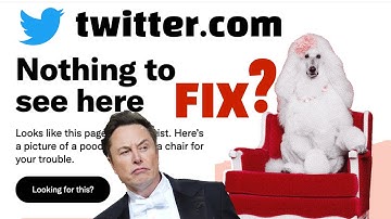 Twitter Nothing To See Here ERROR FIX ? Is Twitter Down Right Now 😱