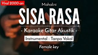 Sisa Rasa  Mahalini Karaoke Akustik) -HQ Audio