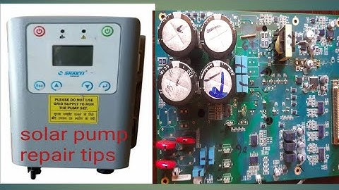Solar pump controller vfd repairing , shakti solar drive reparing and pcb review