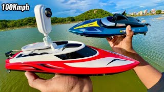 RC Force 1 Velocity Fastest Super Boat Unboxing & Testing - Chatpat toy tv screenshot 5