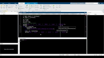 Newton-Raphson method using Matlab
