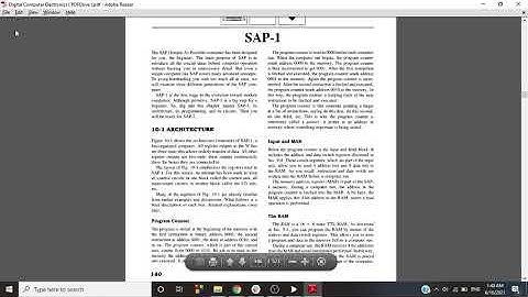 SAP-1 Computer implemented on Logisim.