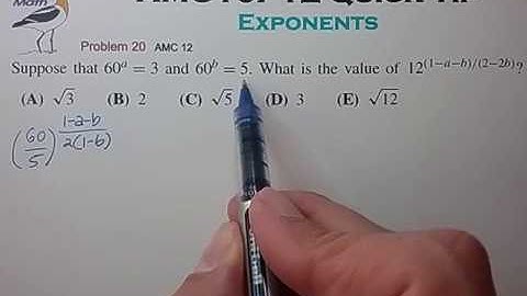 AMC10/12 Prep: Exponents