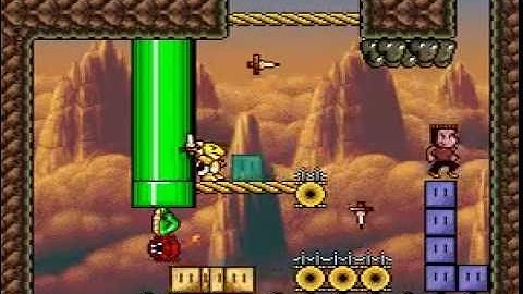 SMW Custom Level - Rock And Roll Plateau