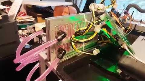 Antminer S9 Water Block Test 1