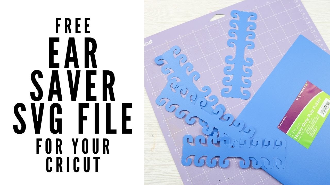 Download Cut A Face Mask Ear Saver On Your Cricut Youtube SVG, PNG, EPS, DXF File