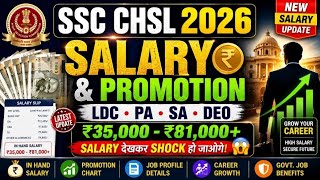 SSC CHSL 2026 Salary After 8th Pay Commission | LDC, PA, SA, DEO Salary & Promotion