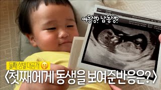 [VLOG] 첫째에게 둘째를 보여준 반응은?!ㅣ성별대공개ㅣ임산부브이로그ㅣ육아브이로그ㅣ시골라이프ㅣ네가족ㅣ행복ㅣ힐링브이로그