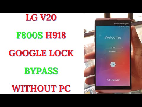 LG V20 F800S U0026 H918 FRP/Google Lock Bypass Without PC Talkback Method Not Working Latest Security