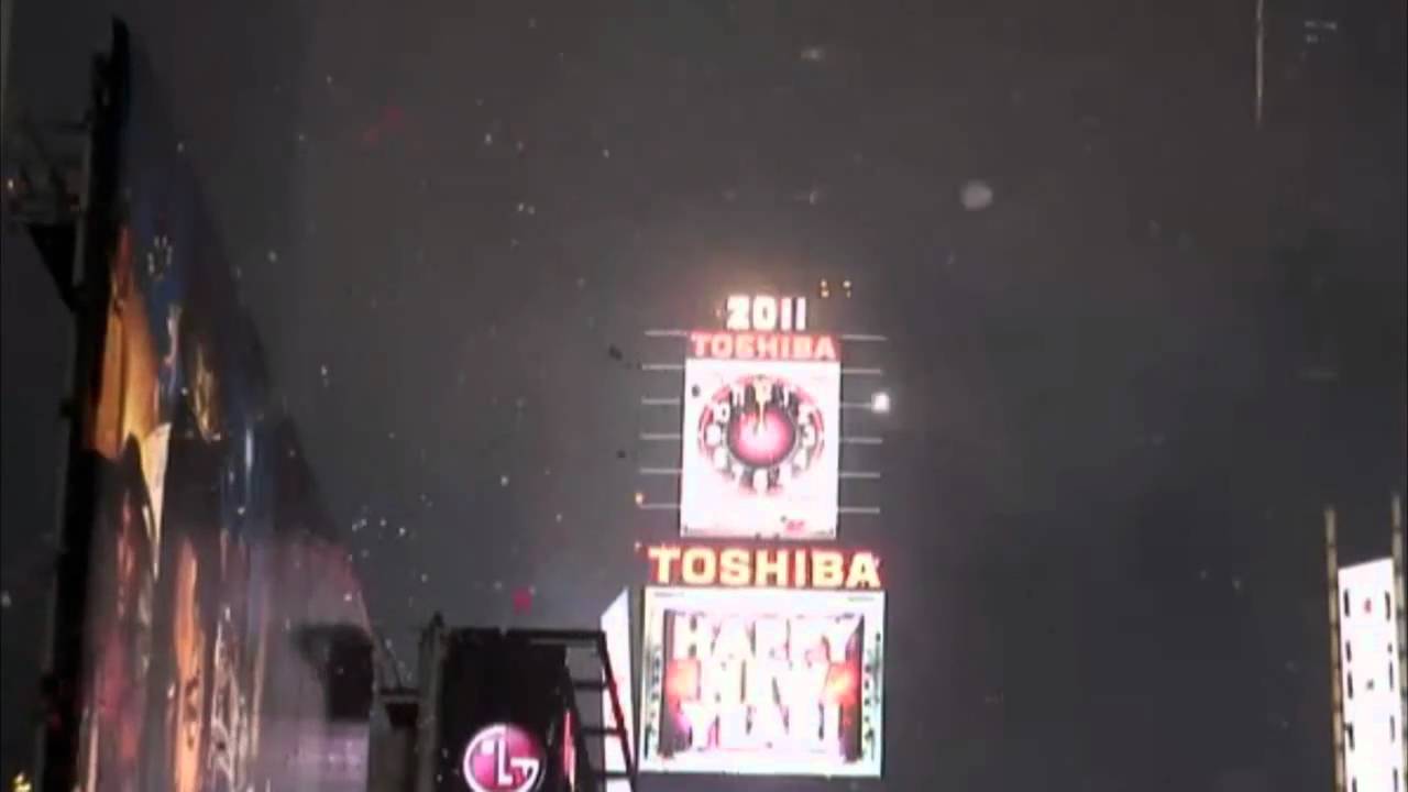Times Square Ball Drop 2011 - YouTube
