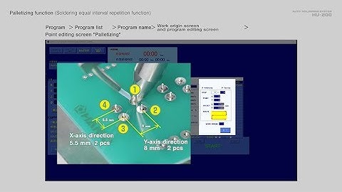 HAKKO HU-200; palletizing functions