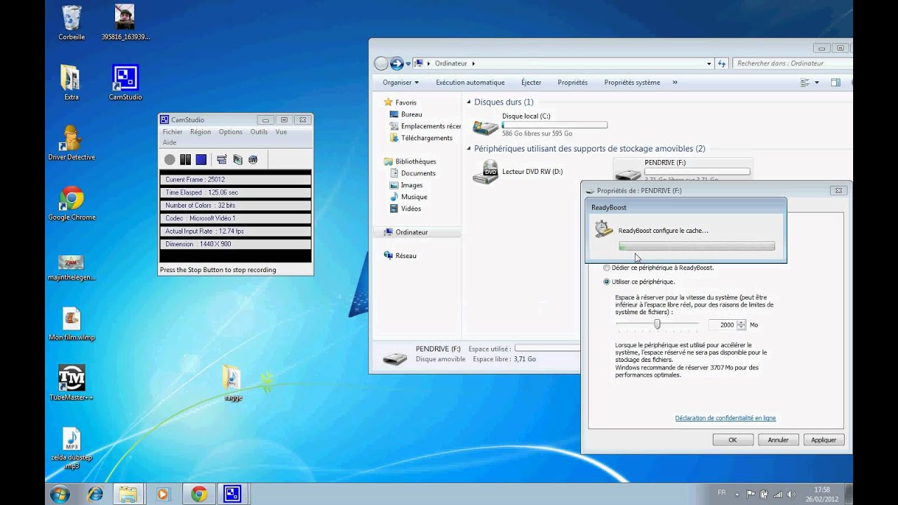 Comment Augmenter La Ram De Son Pc Avec Une Clef Usb Youtube