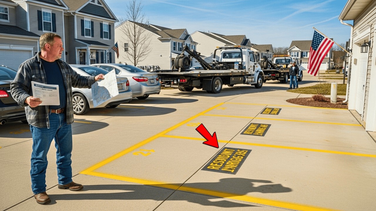They Painted Parking Lines on My Private Driveway — So I Cleared It With Tow Trucks