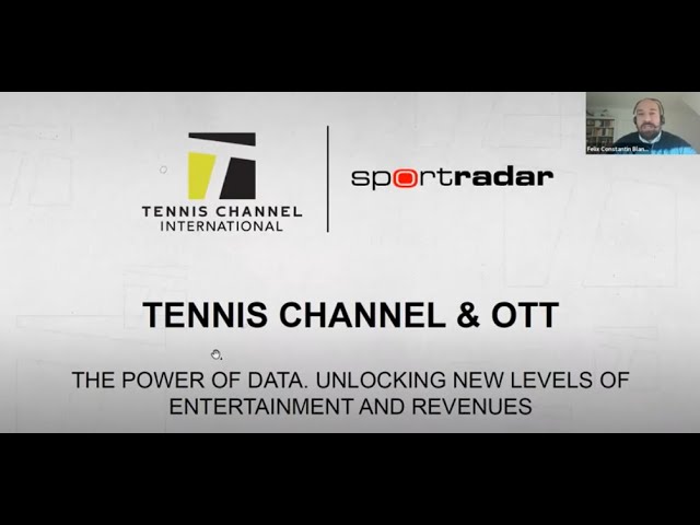 The Tennis Channel & The Power of Data: Unlocking new levels of  entertainment and revenues - YouTube